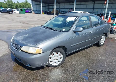 2000 Nissan Sentra Xe/Gxe from USA, damaged, VIN 3N1CB51D8YL321095